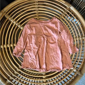 Charming Pink Long Sleeve Kids Top